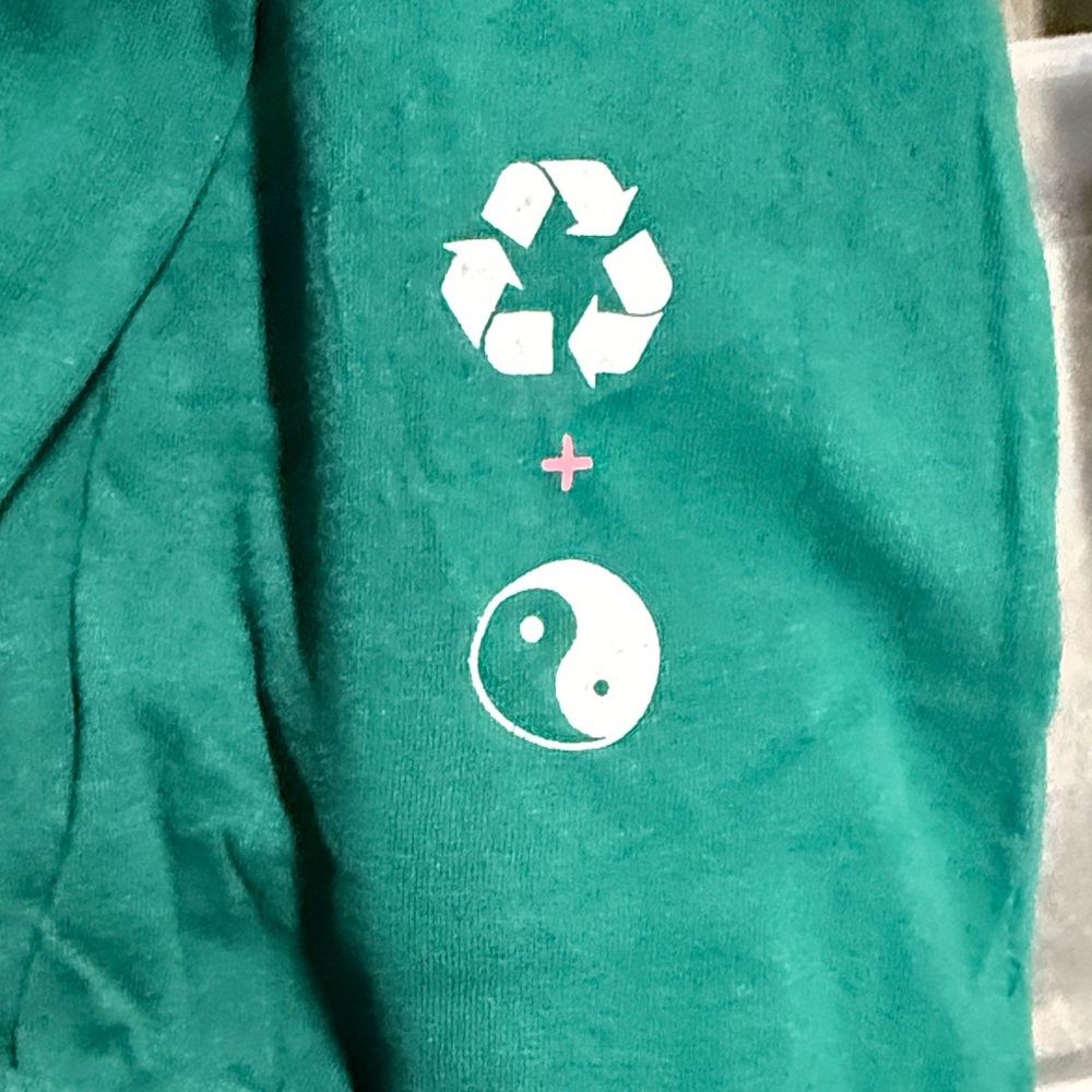Brooklyn Cloth Teal Graphic Long Sleeve Tee - Picture 4 of 5